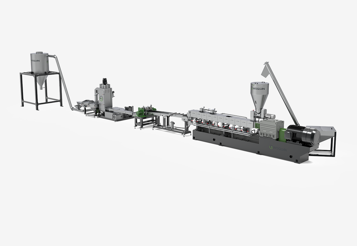 PET Parallel Twin Screw Pelletizing Line